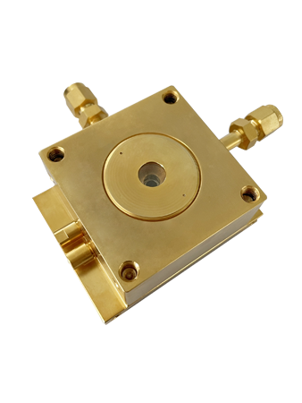 In situ Raman high temperature reaction cell